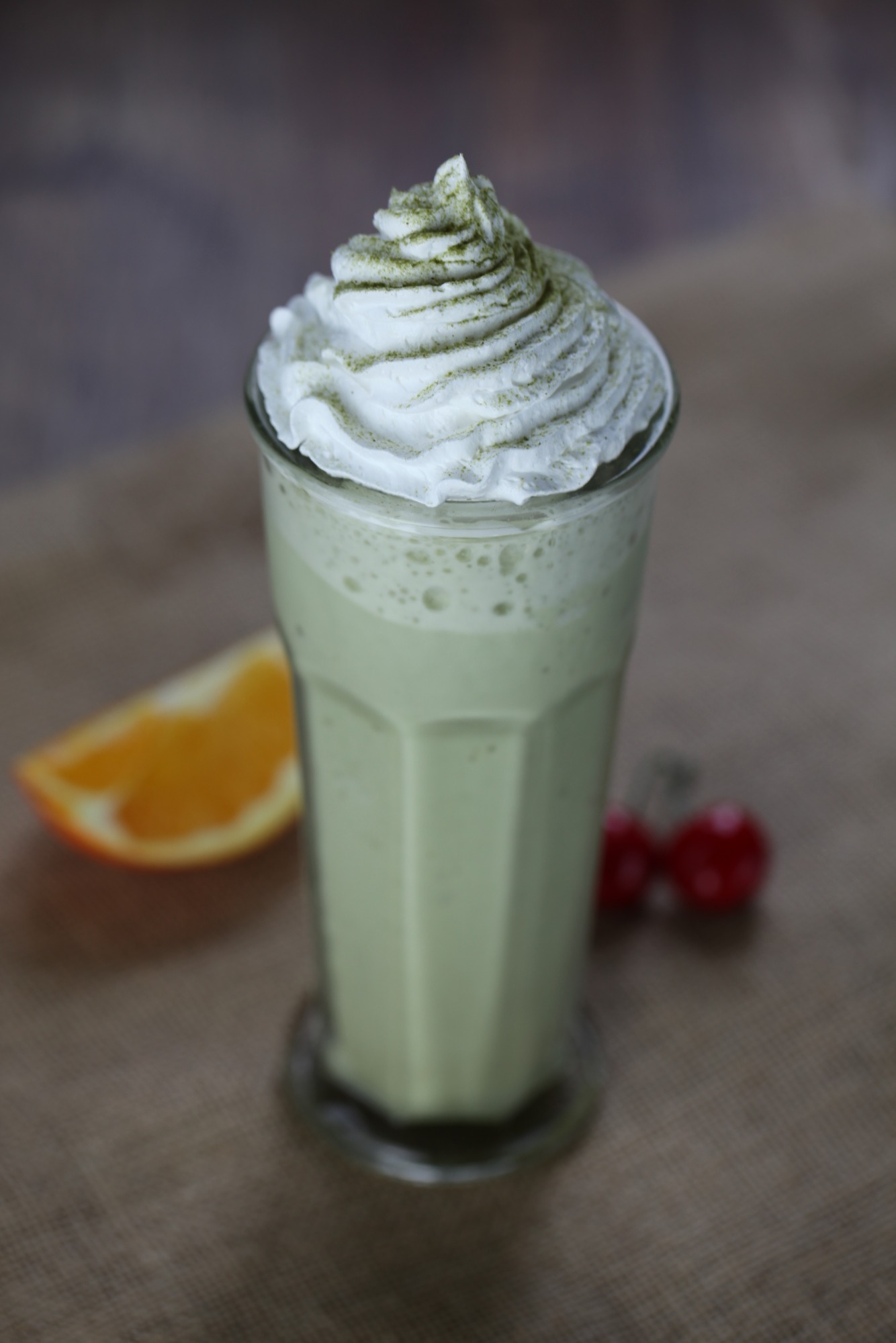 抹茶香草草思慕雪