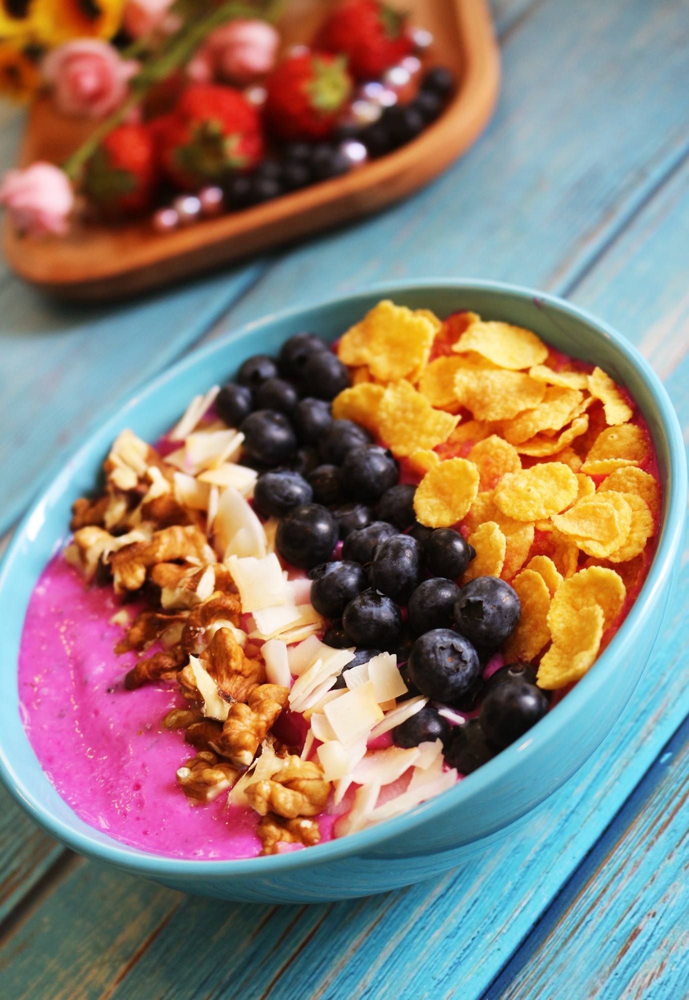 火龍果思慕雪碗