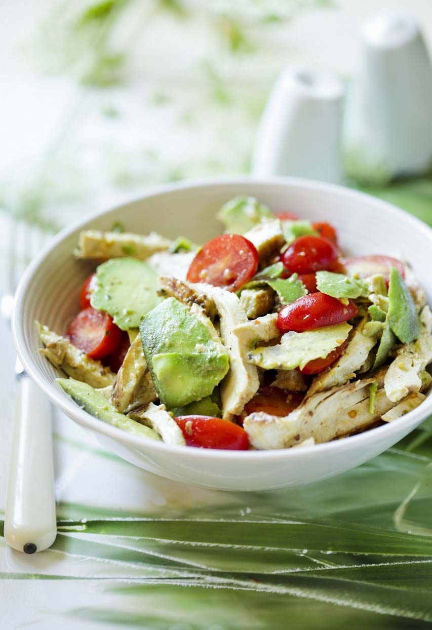 健身鱷梨雞肉沙拉