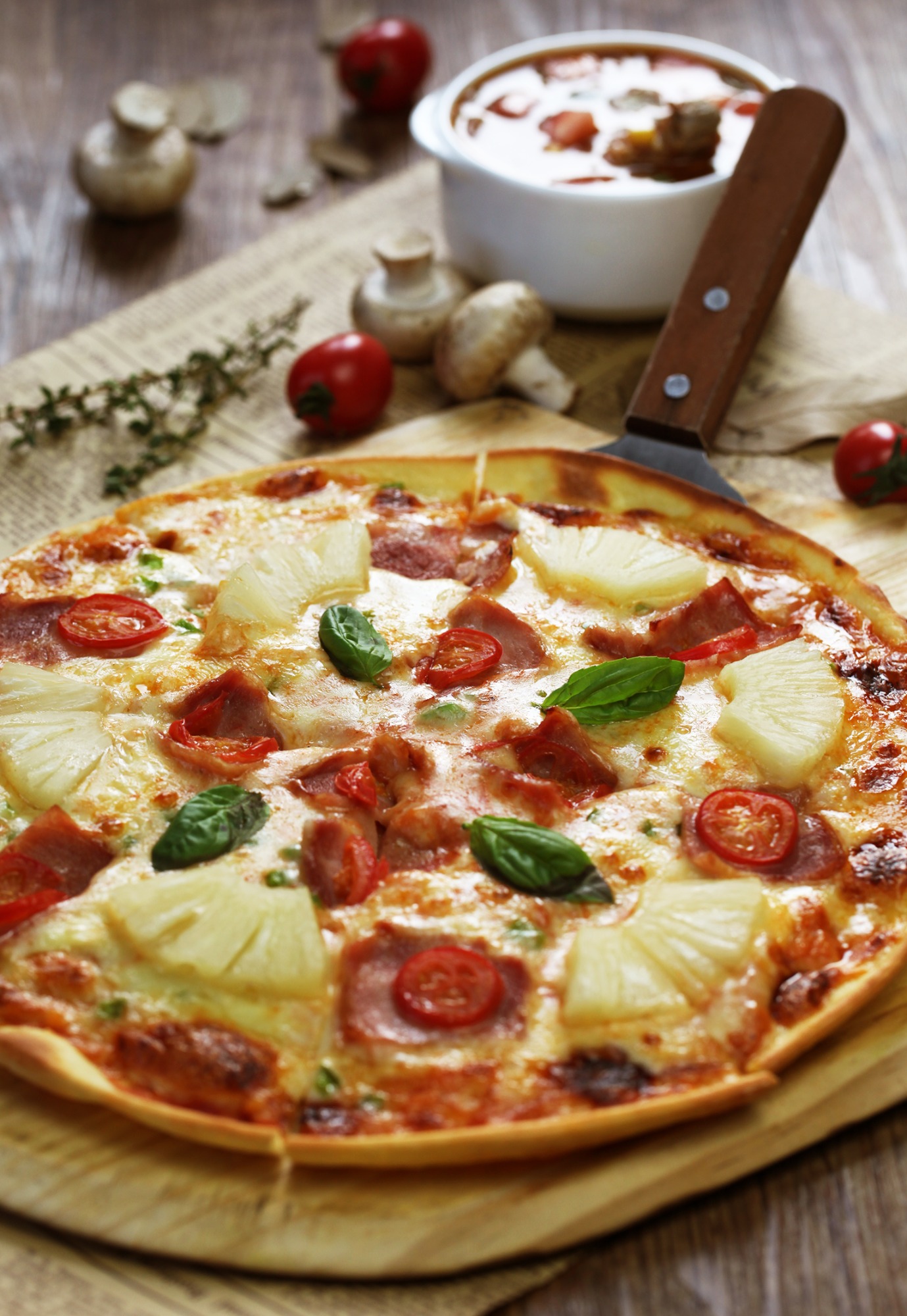 夏威夷風(fēng)情披薩