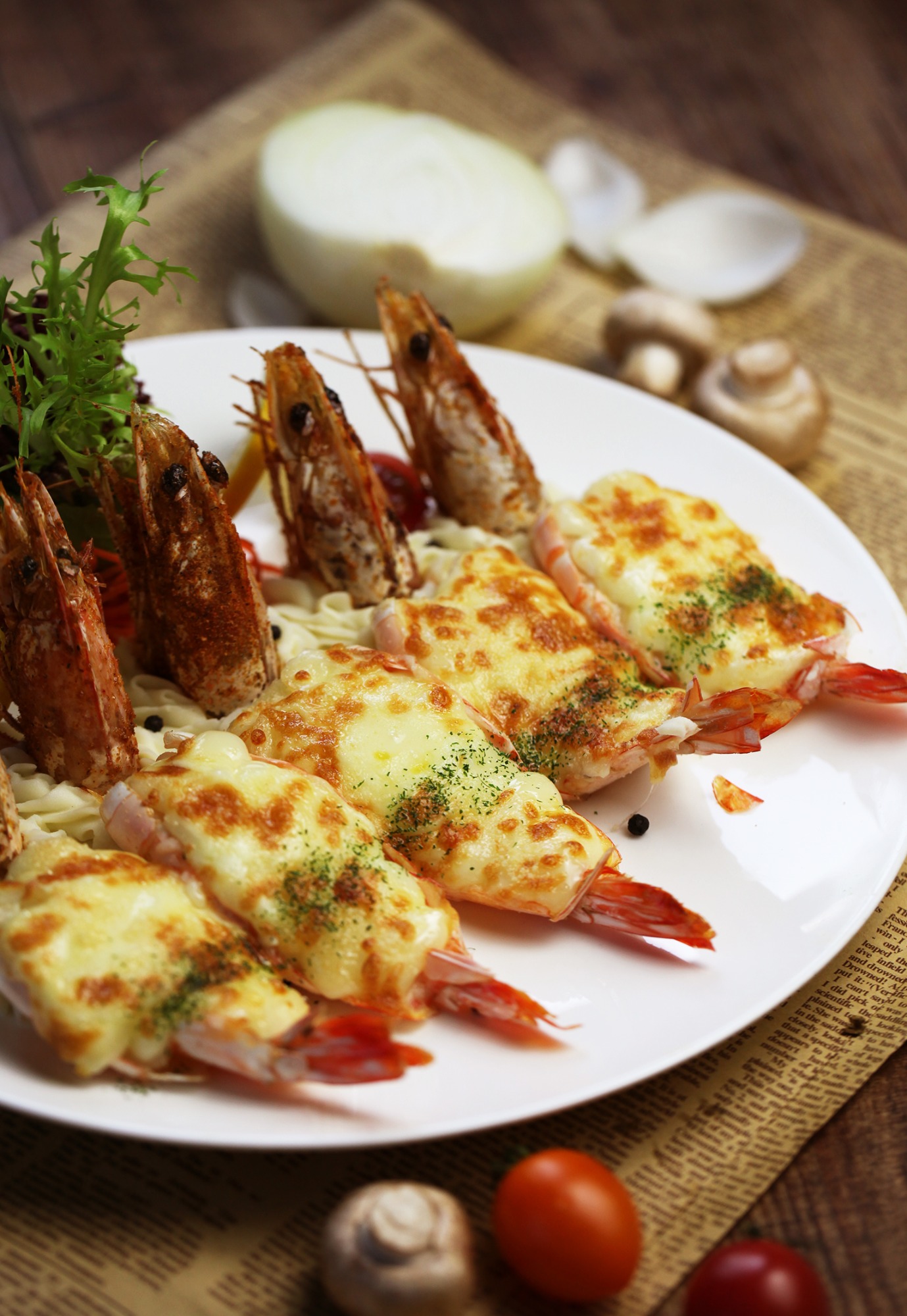 波士頓白酒焗大海蝦