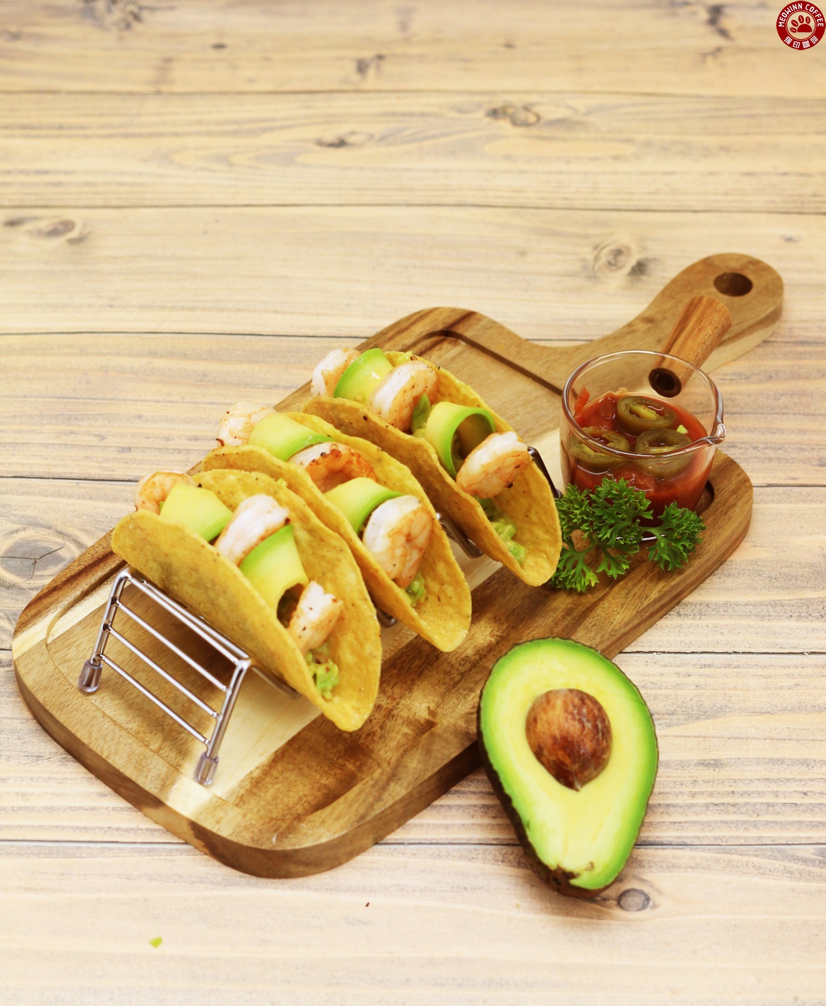 牛油果鮮蝦TACOS