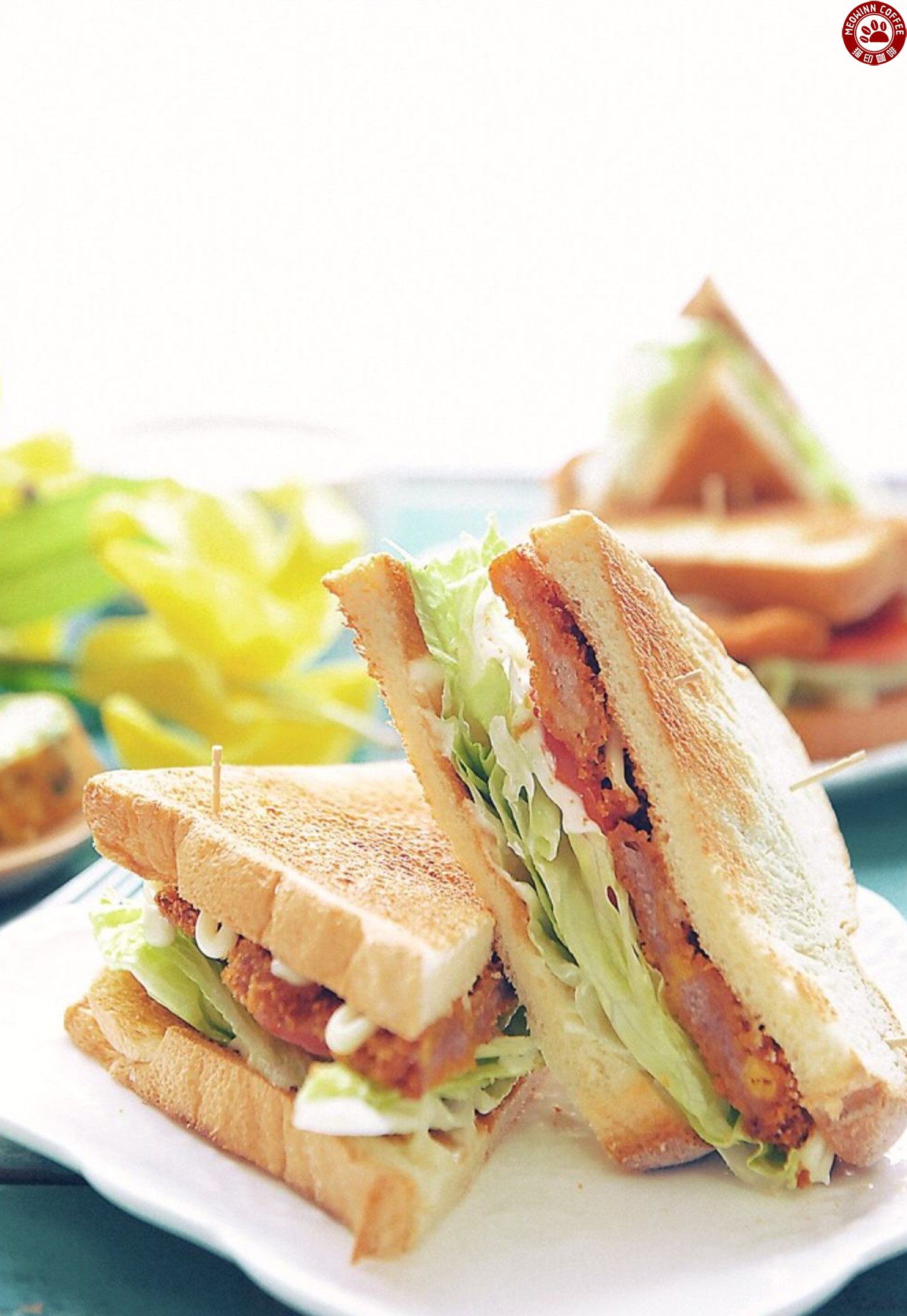 甜辣豬排三明治